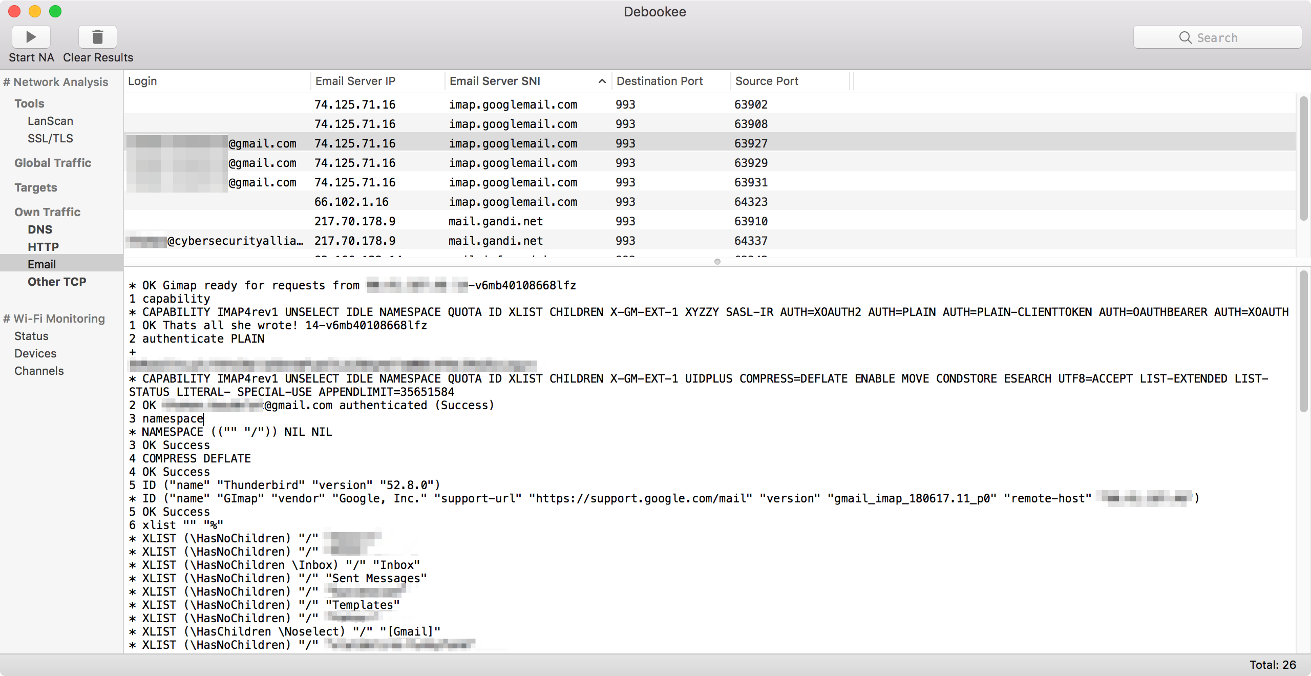 IMAPs / POP3s / SMTPs Decryption